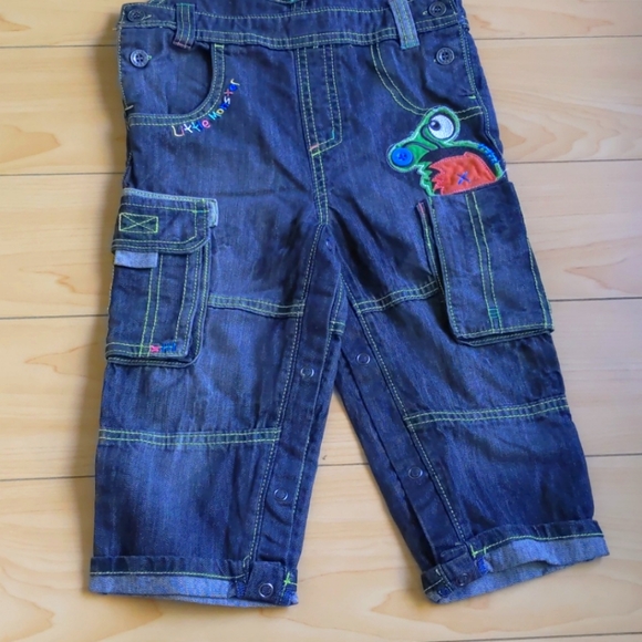 NEW with Tags Next 2Pc Shirt/Denim Jumper 1.5 - 2 Years - Picture 6 of 13